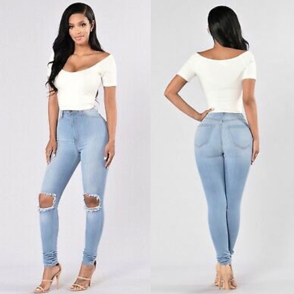 fashion nova tough luck jeans